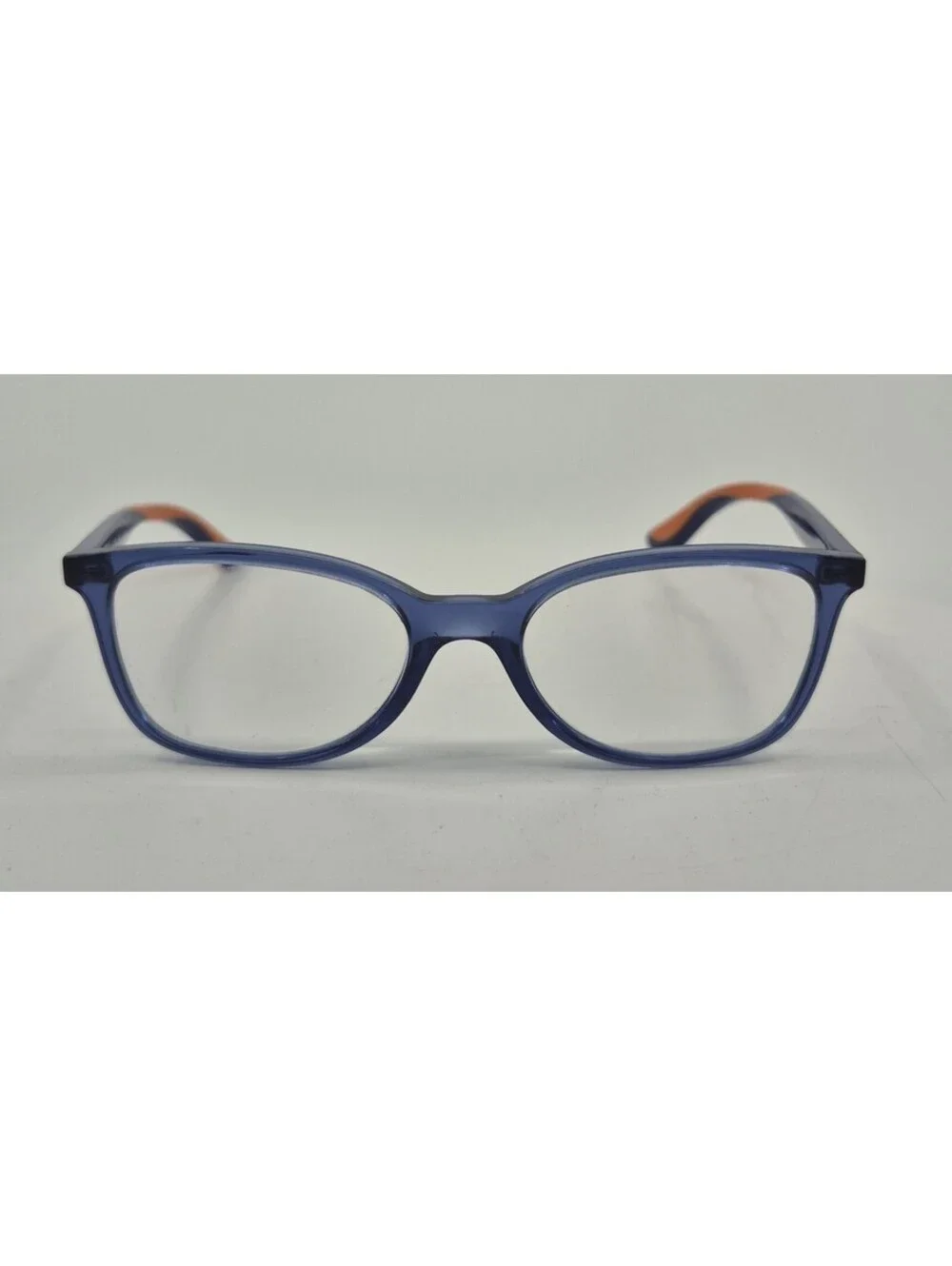 RAY-BAN JR RB1586 3775 Blue Crystal/Orange 47-16-130 Eyeglasses Frame